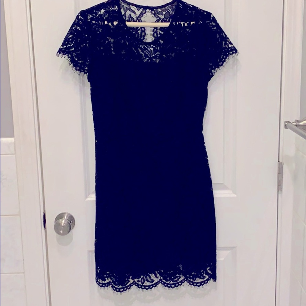 Navy blue dress